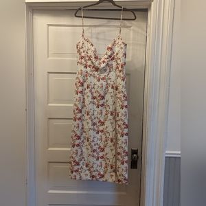 House of CB Charlotte dress Punk rose print size L